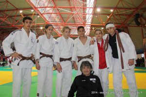 Les cadets filles et garçons présents lors de ce tournoi relevé de Toulouse encadrés par Maître Xavier Métayer.