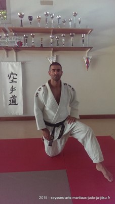 Laurent Andrée, un nouveau maître du Seysses Arts Martiaux judo ju-jitsu.